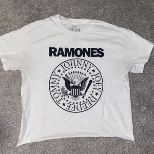 RAMONES crop top